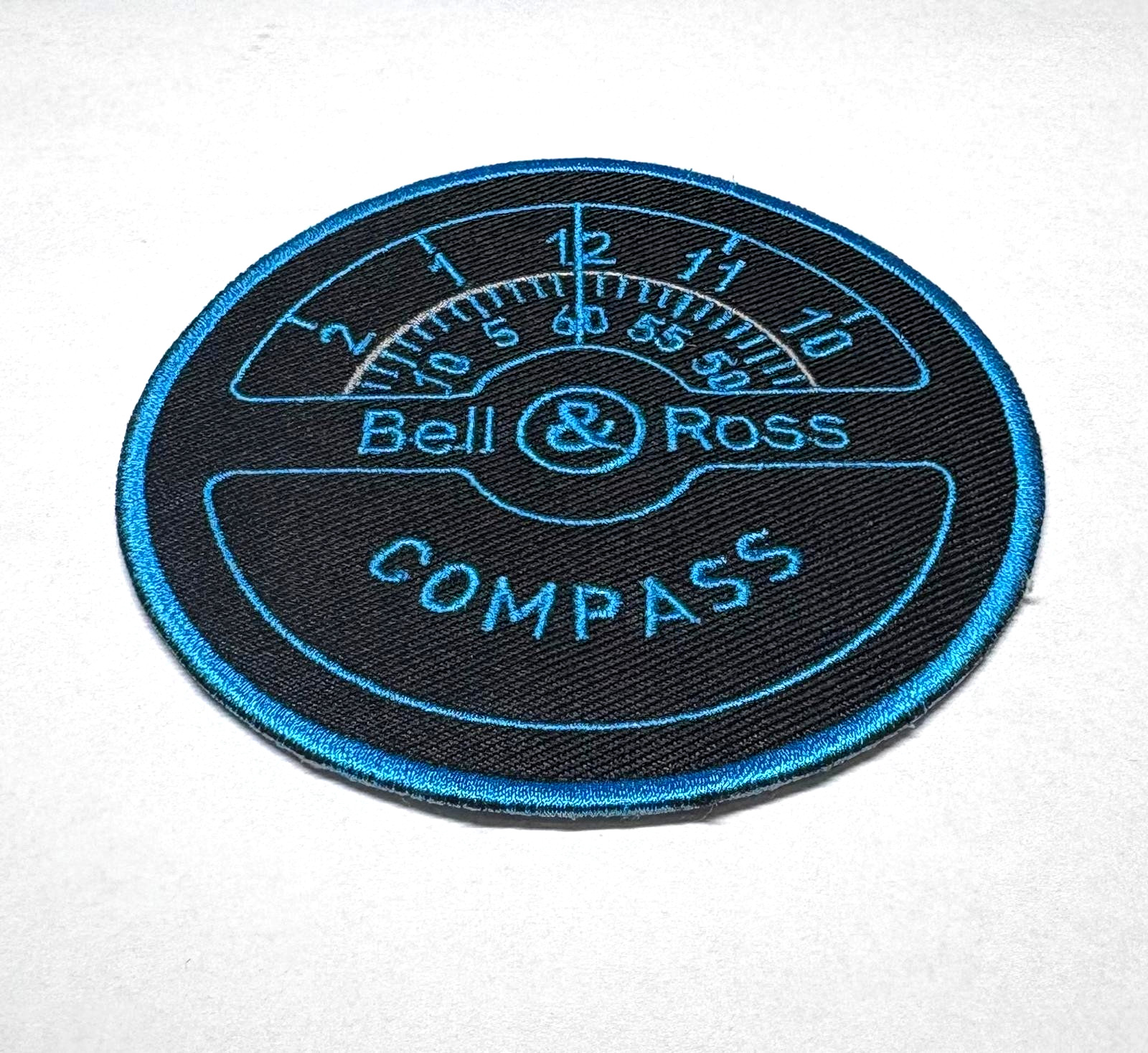 Bell & Ross Compass Blue/Black Patch OEM Authentic Military Style