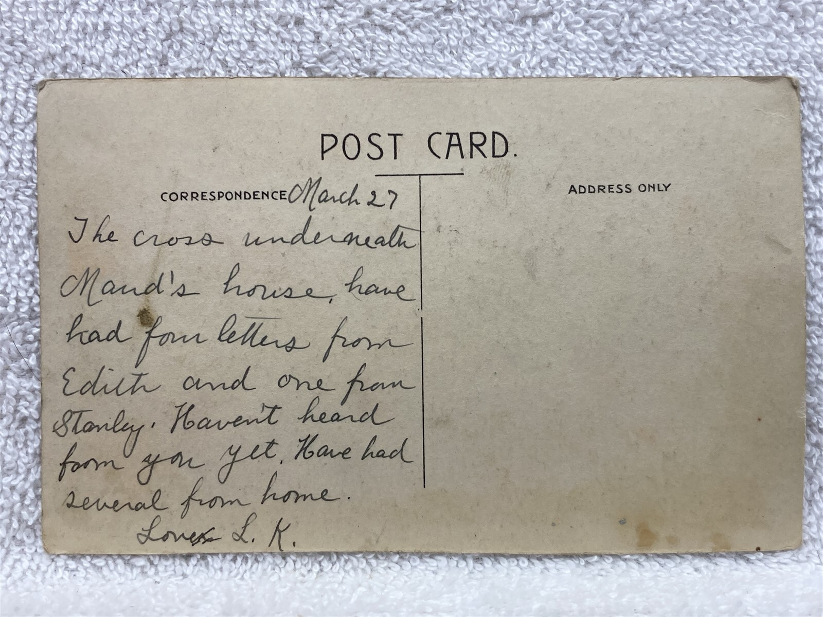1920’s 1930’s Kings Mead Close Cheshire United Kingdom England Postcard Vtg