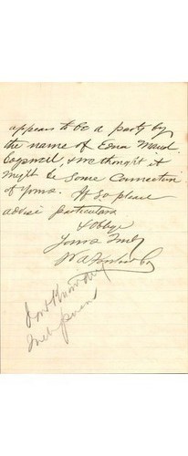 1895 NYC Rent Guarantee Co Letter Mott St Property Wm A Fowler Estate Inquiry