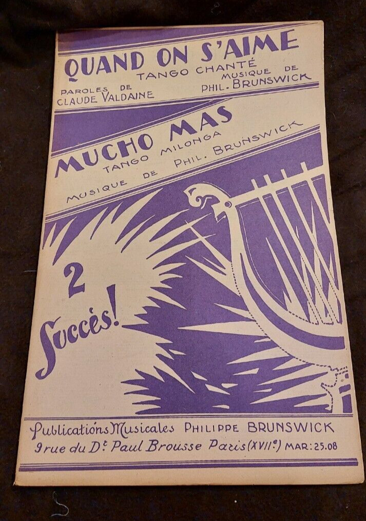 Partition Quand On S’Aime Mucho Mas Brunswick Sheet Music