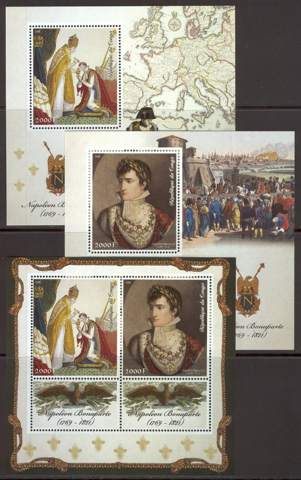 Napoleon Bonaparte – French General , Great Leader MNH** SN.