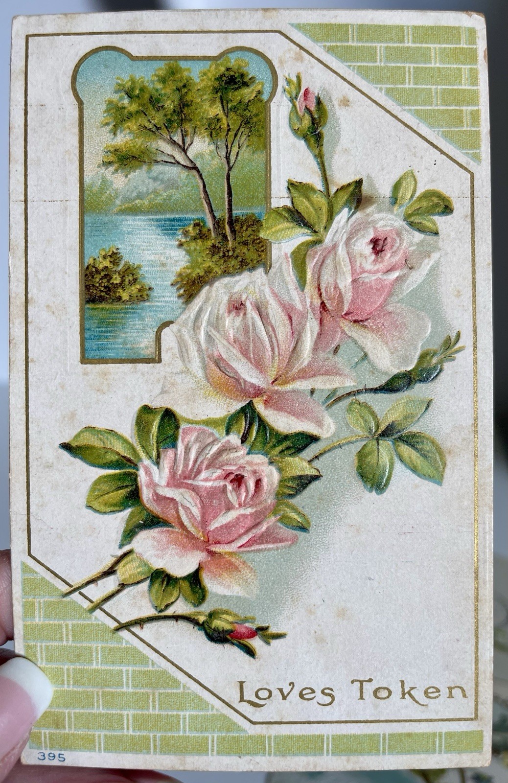 6 Vintage Antique Early 1900’s Floral Postcards Used Condition 5 With Stamps