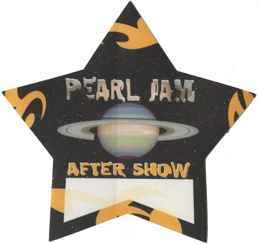 Pearl Jam 2000 Binaural concert tour collectible After Show Backstage Pass