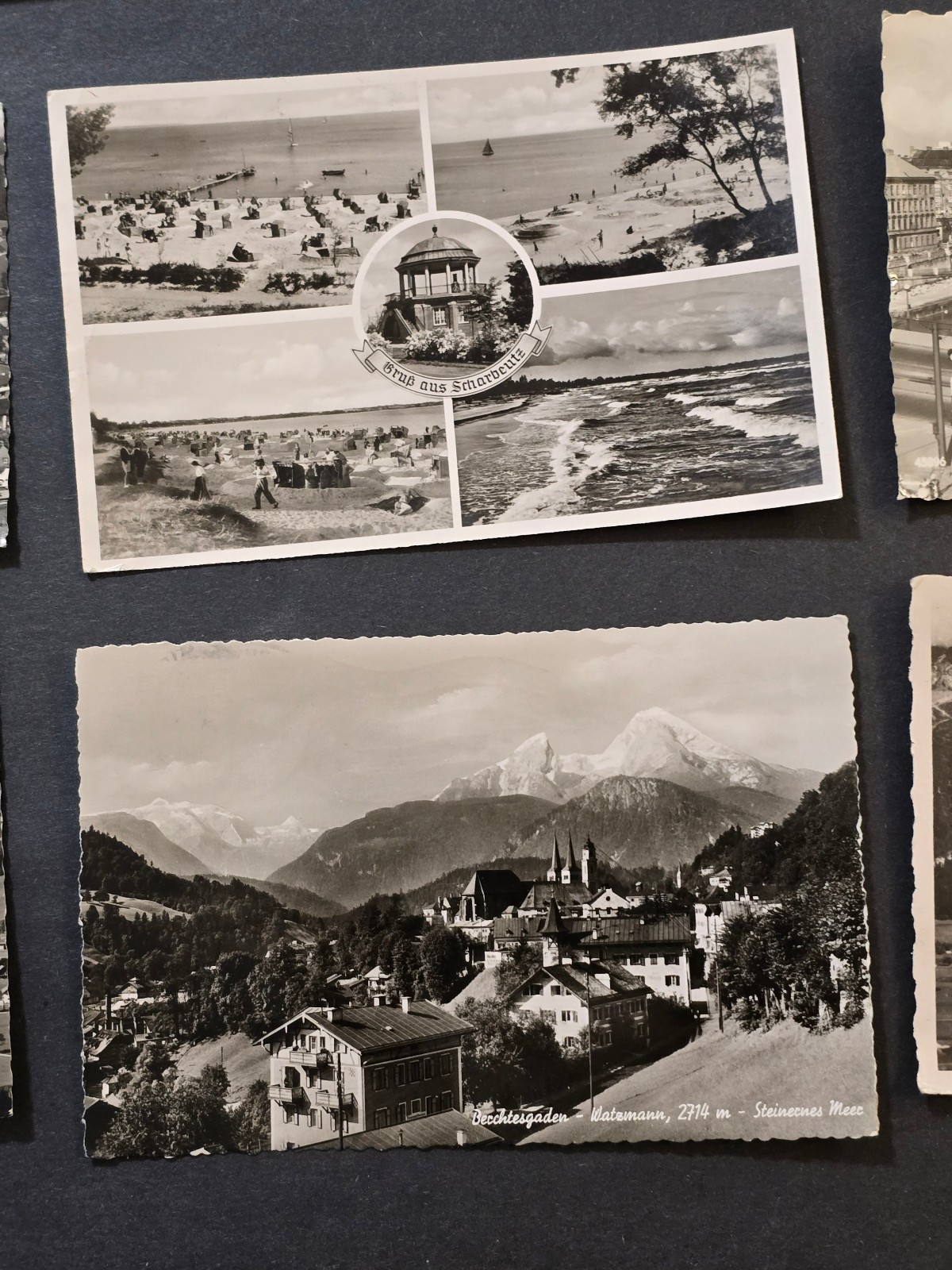 10 Vintage German Photo Postcards RPPC Alps Berchtesgaden Ruhpolding Scenic Lot
