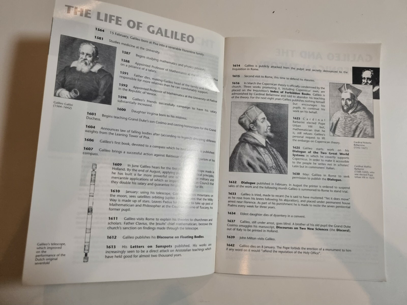 THE LIFE OF GALILEO – JOHN BRANWELL WILLIAM HAIG JAMES HUTCHESON JULIA FINLAY