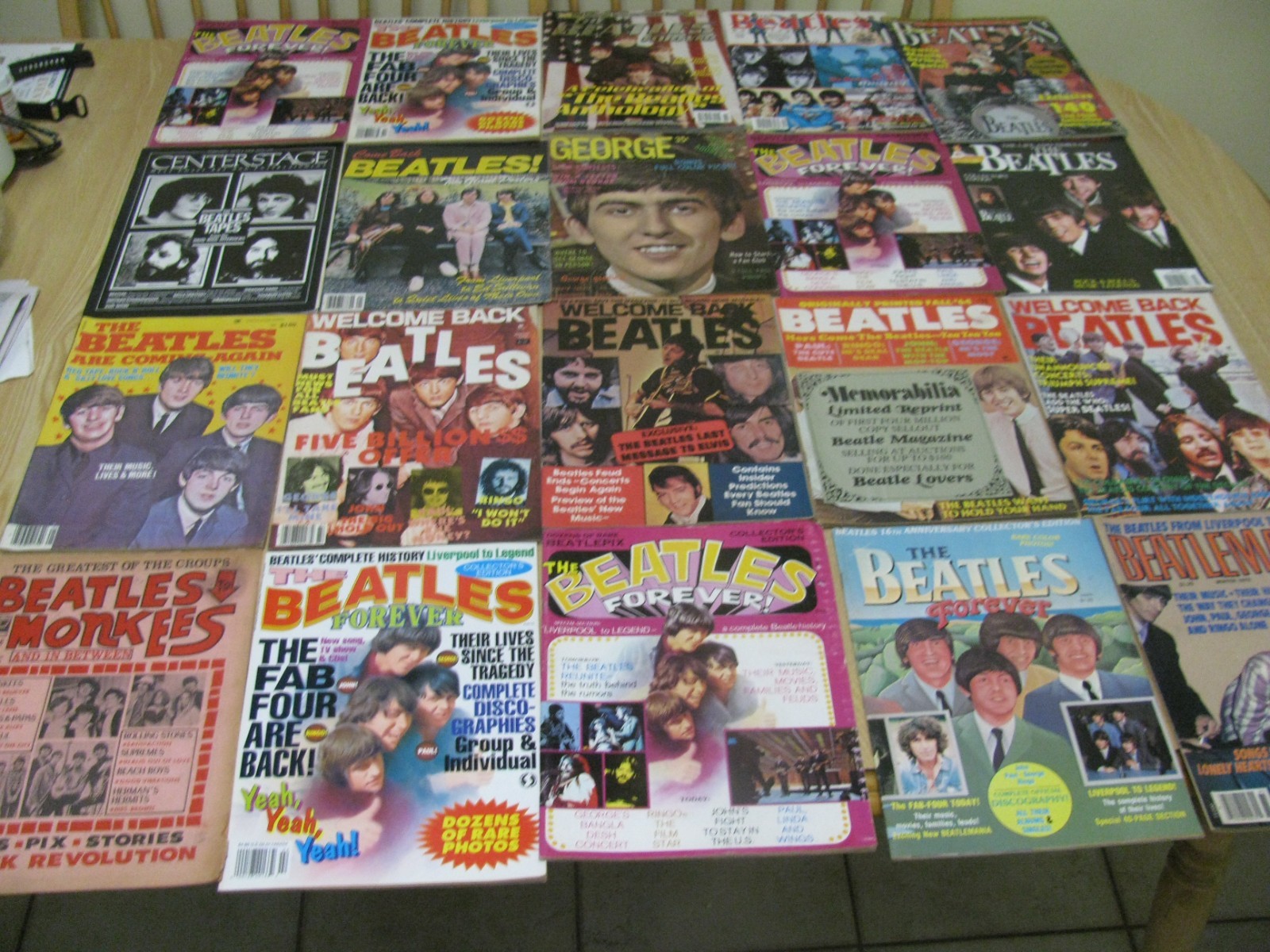 1964 & 1970’S (MAINLY) BEATLES MAGAZINE LOT ( 20 ) RARE ISSUES $4 EACH BLOWOUT
