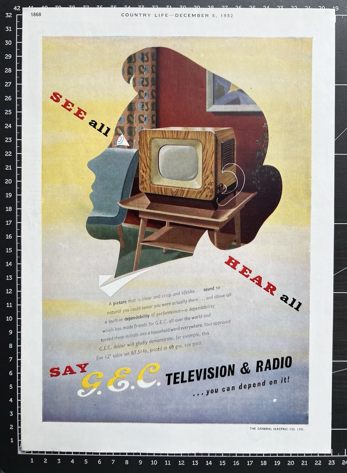 General Electric Co – Television & Radio – 1952 Cutting 448