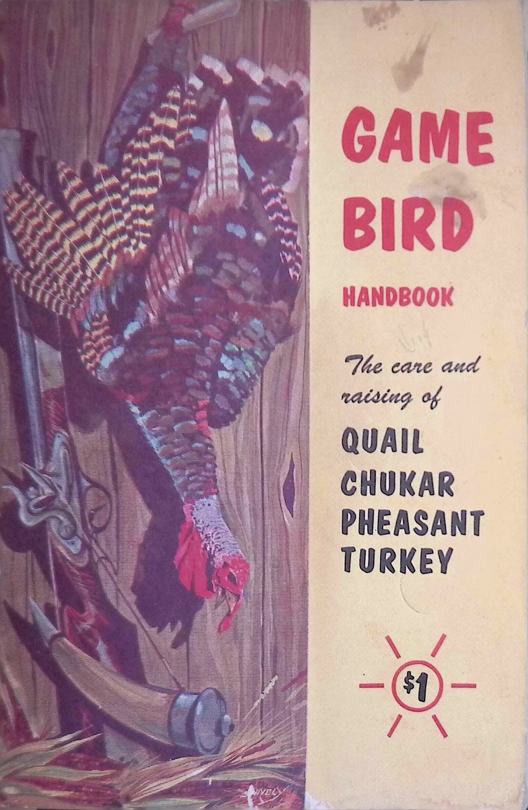 Game Bird Handbook Aviculture Manual Pheasant Quail Partridge Brooding 1950s