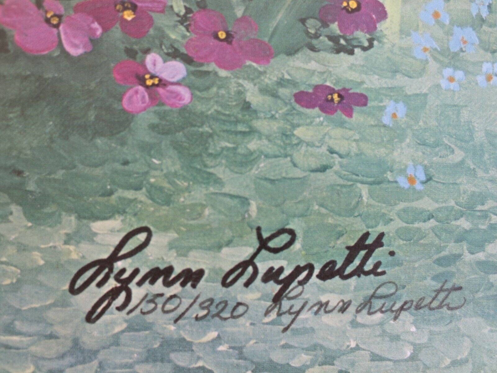 AUTHENTIC “A BETTER PLACE TO LIVE” BY LYNN LUPETTI SIGNED & NUMBERED LITHOGRAPH