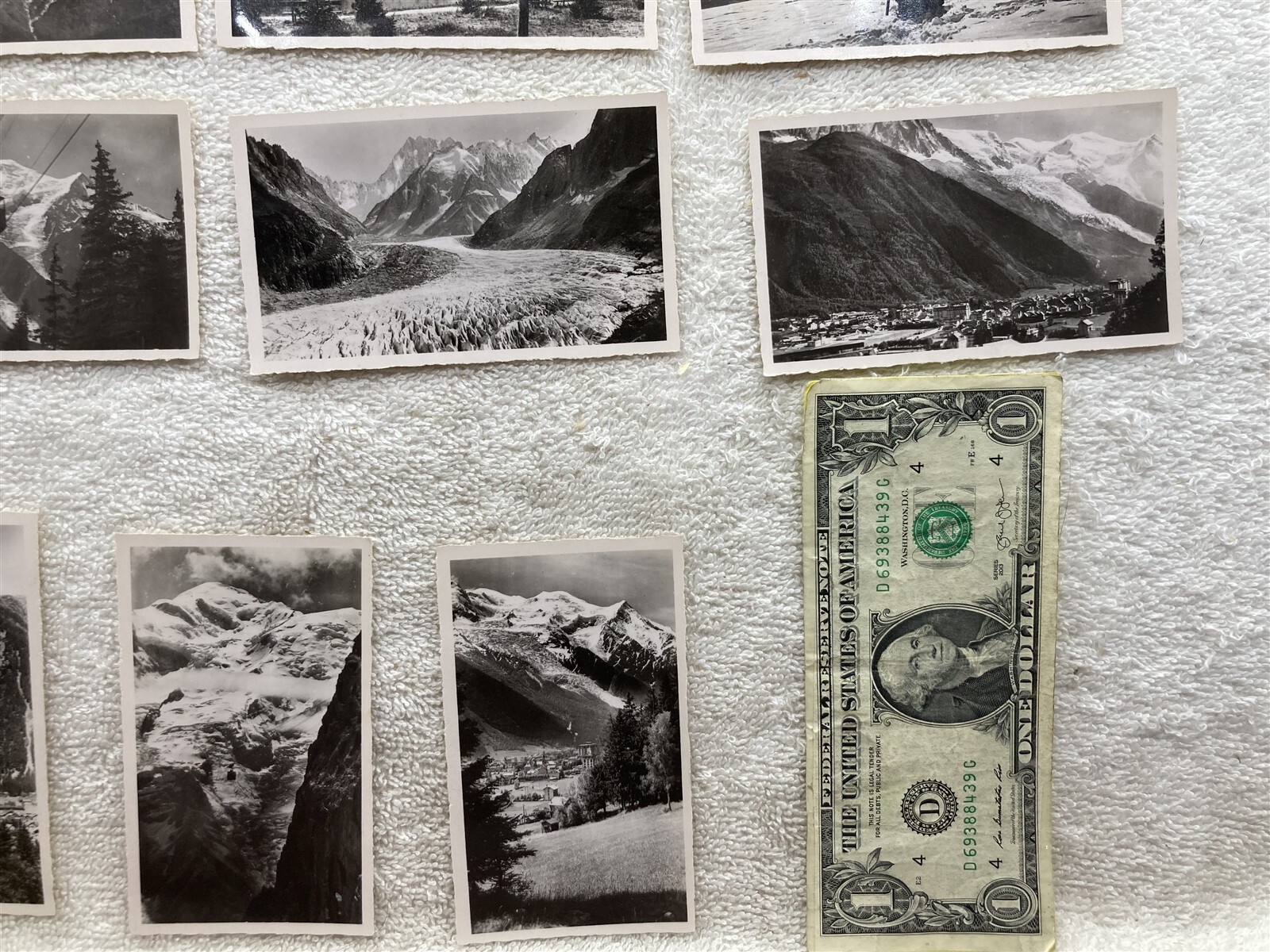 1930’s 1940’s Chamonix Mont Blanc Photograph Folder France Switzerland Italy
