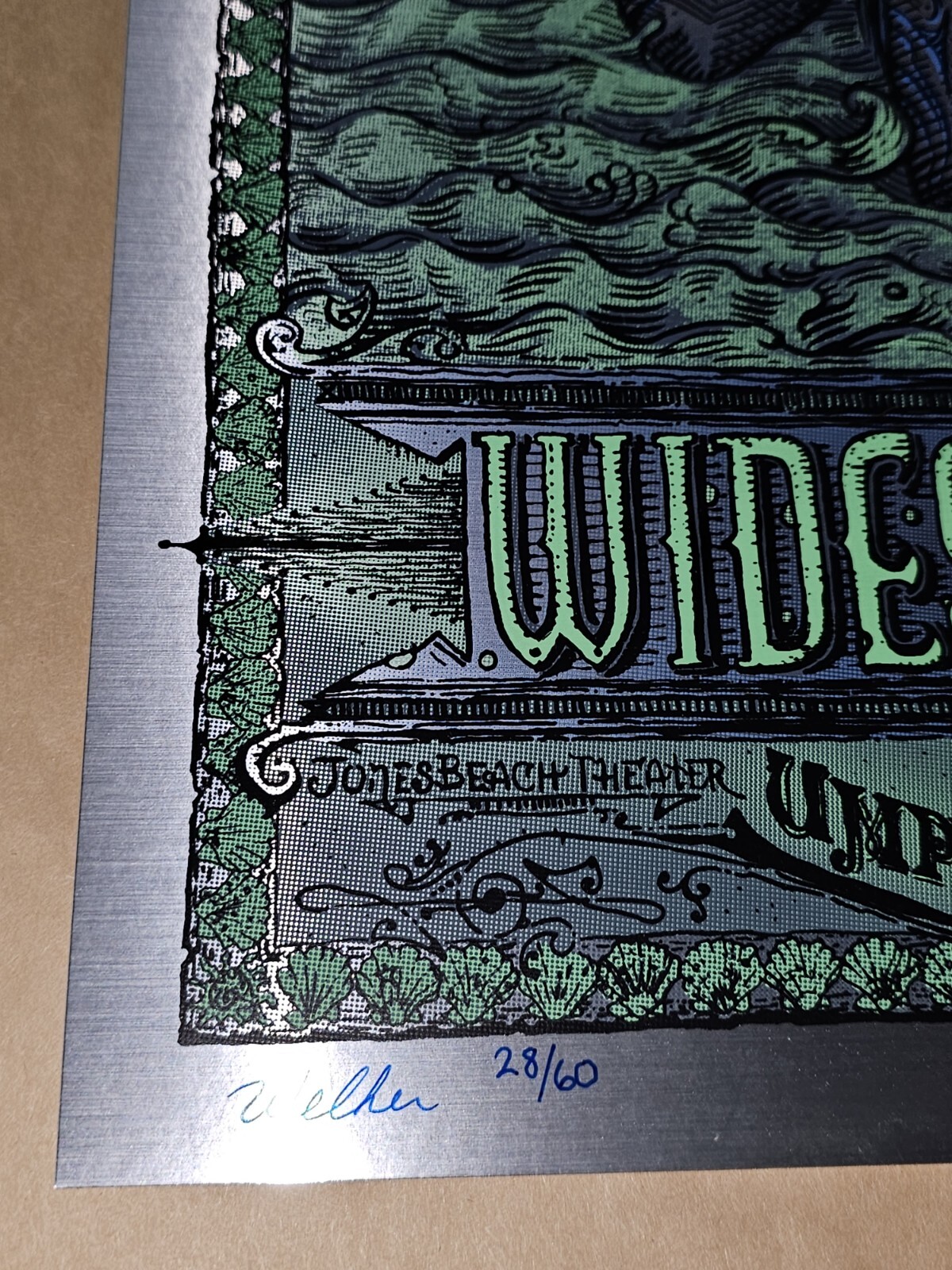 FOIL Variant Widespread Panic David Welker Wantagh New York Signed Poster Print