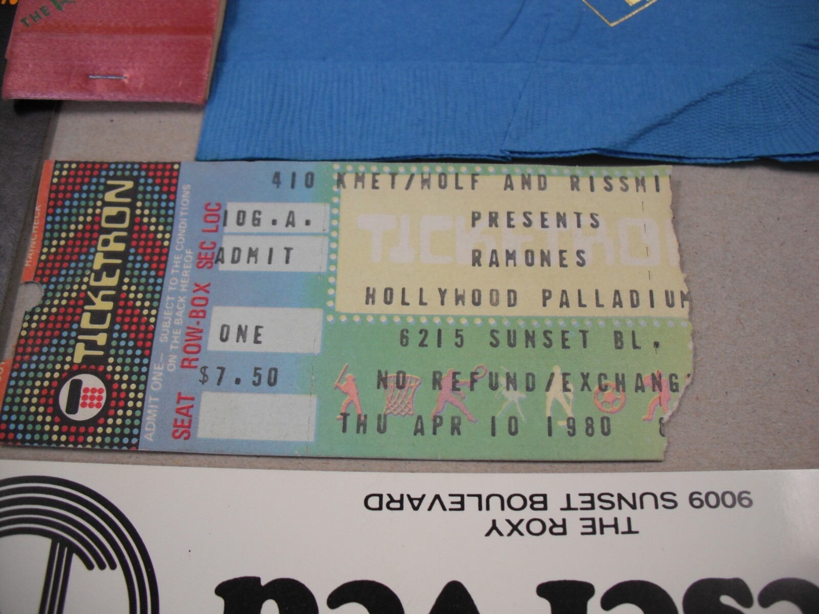 10 1970s & 80s Rock Band & Hollywood Music Club & Studio Promo Items!