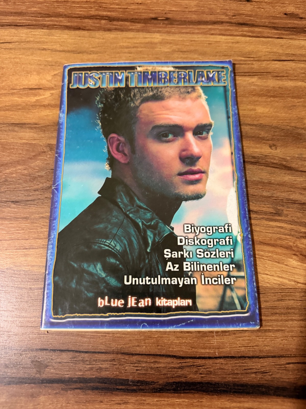 Rare Justin Timberlake Blue Jean Book Turkish Biography Lyrics Discography OOP