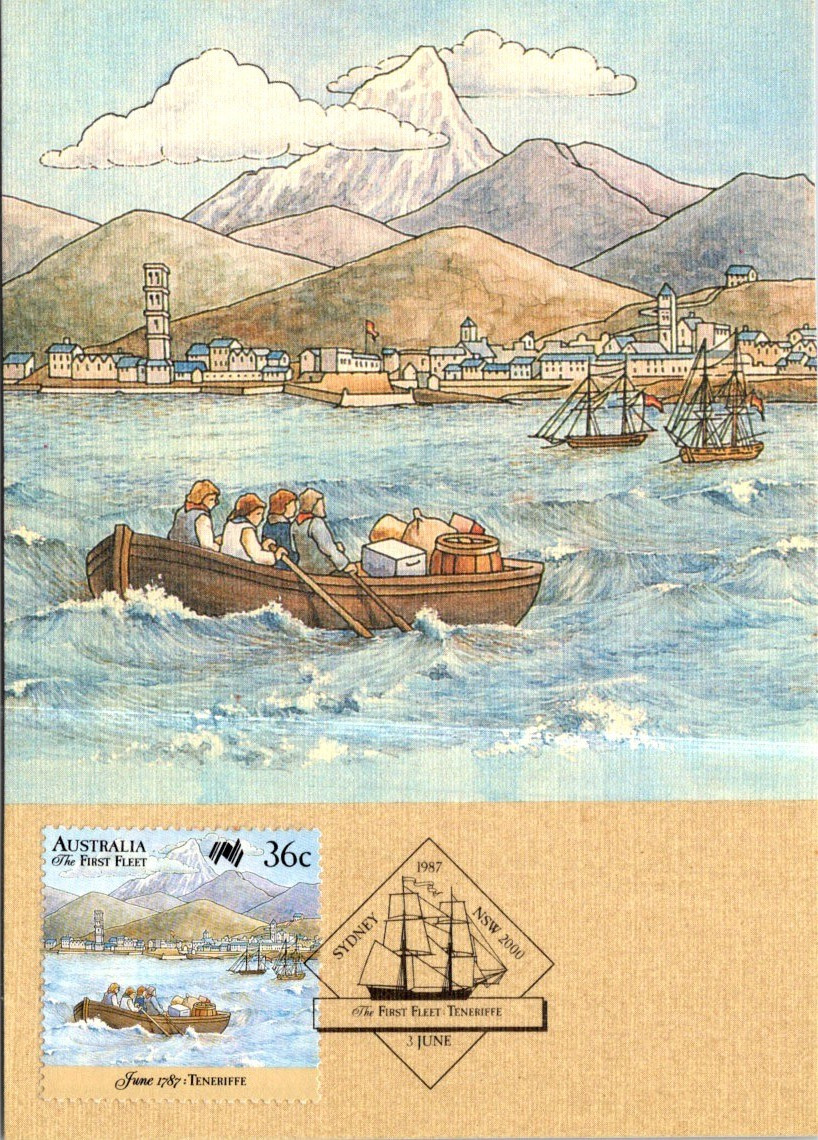 (1273) 24-7-2025 – Australia – selection of 5 early maxicard (First Fleet) B