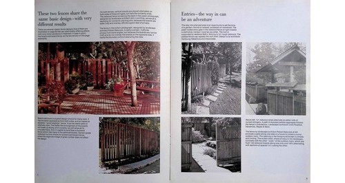 1973 Redwood Fencing Technical Design Guide CA Lumber Specs Landscape Design