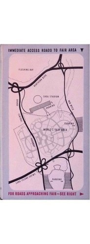 Chemical Bank 1964 New York City World’s Fair Subway Map & Guide Brochure