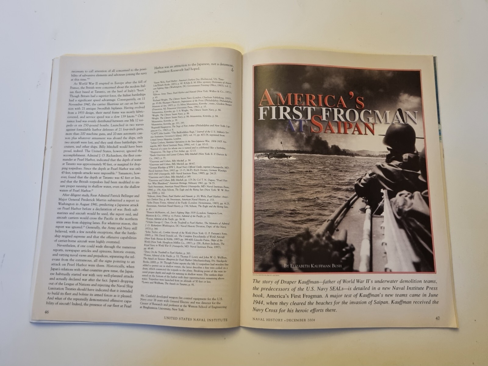 Naval History Magazine December 2004 Vol. 18 No.6
