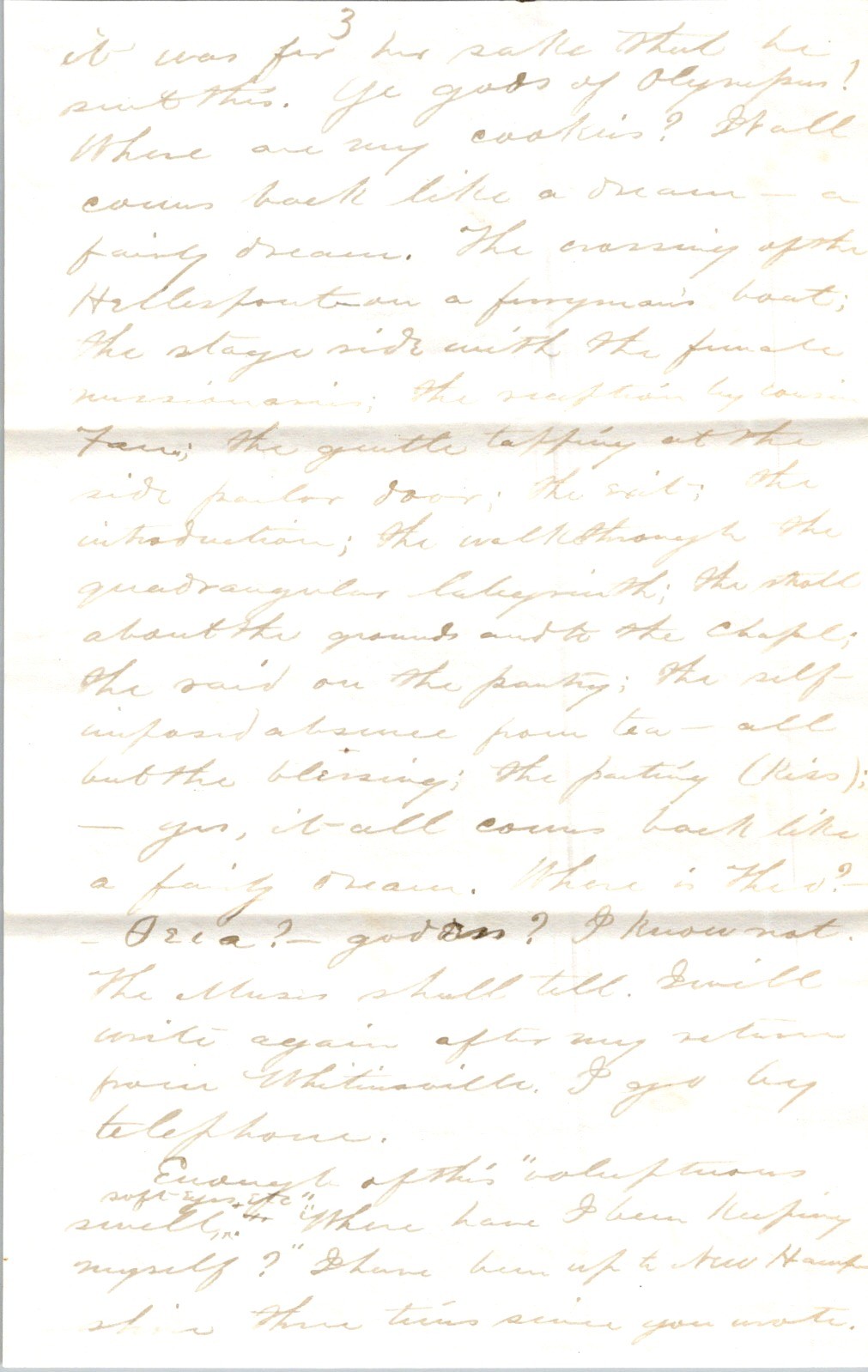 1878 Letter to E. Payson Guild Boston MA w/Envelope & 3-Cent Postage Stamp