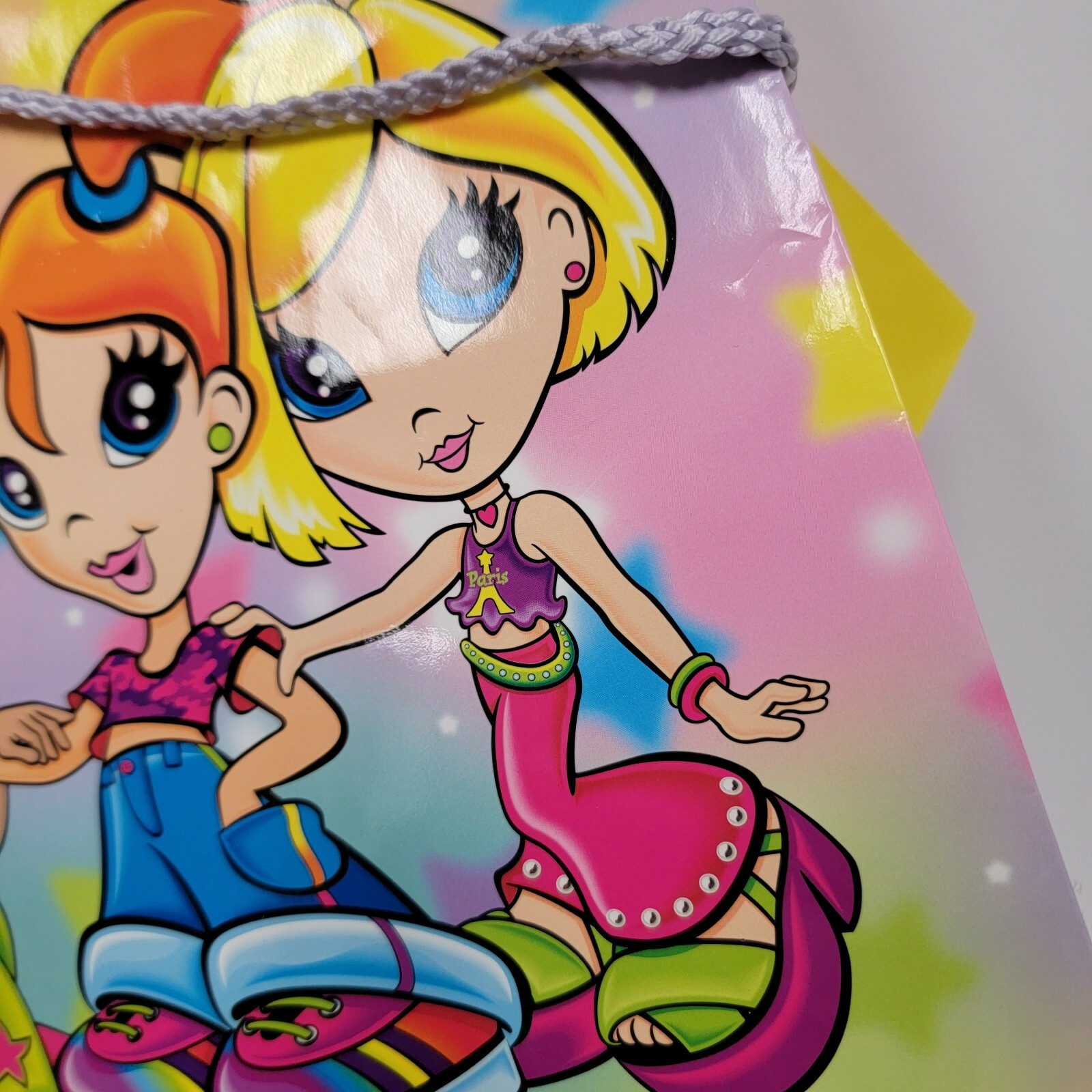 2x Lisa Frank Vintage Fab Friends Gift Bag 9.5″ x 8″ New w/ Tags Y2K 2000s Girls