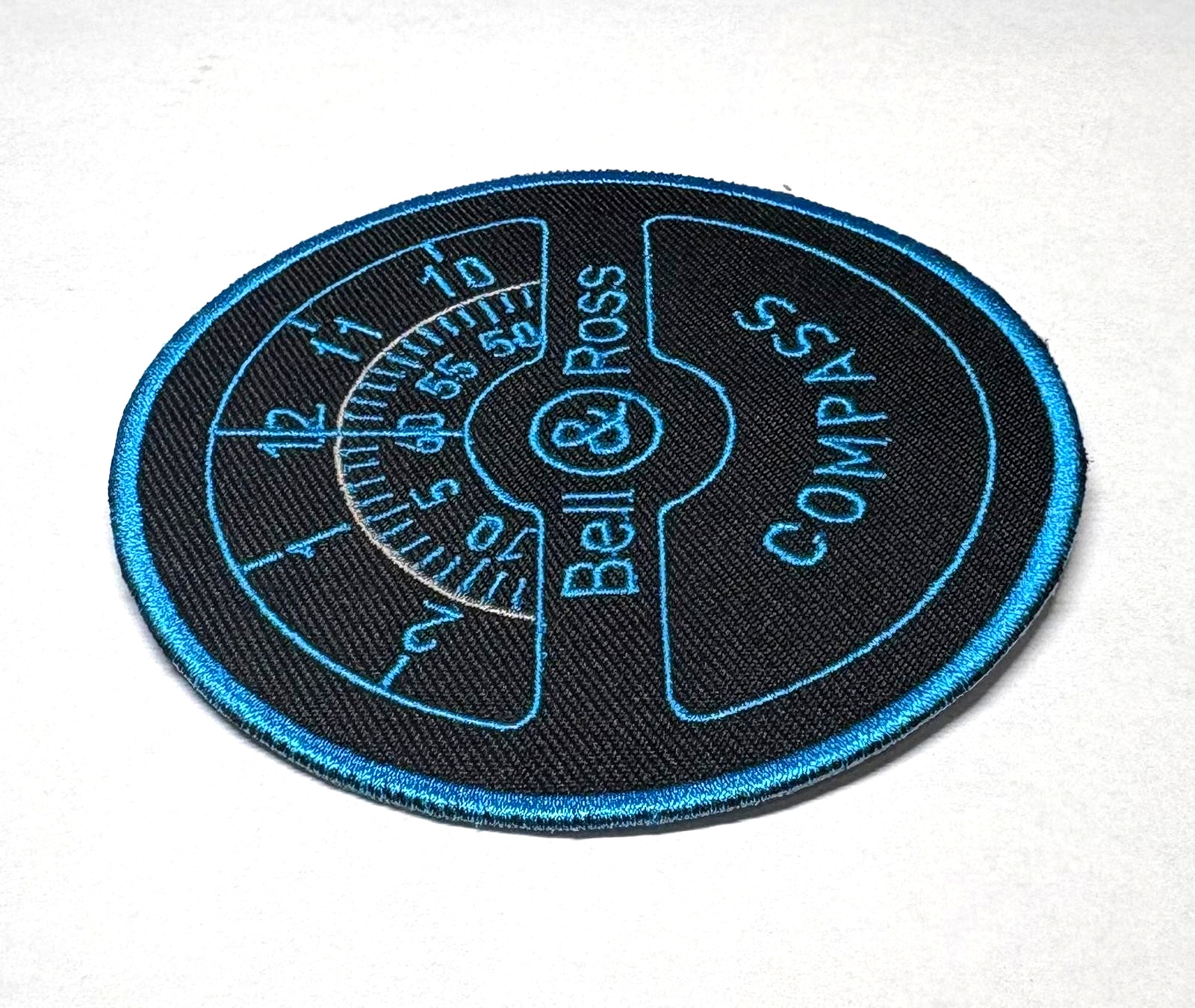 Bell & Ross Compass Blue/Black Patch OEM Authentic Military Style