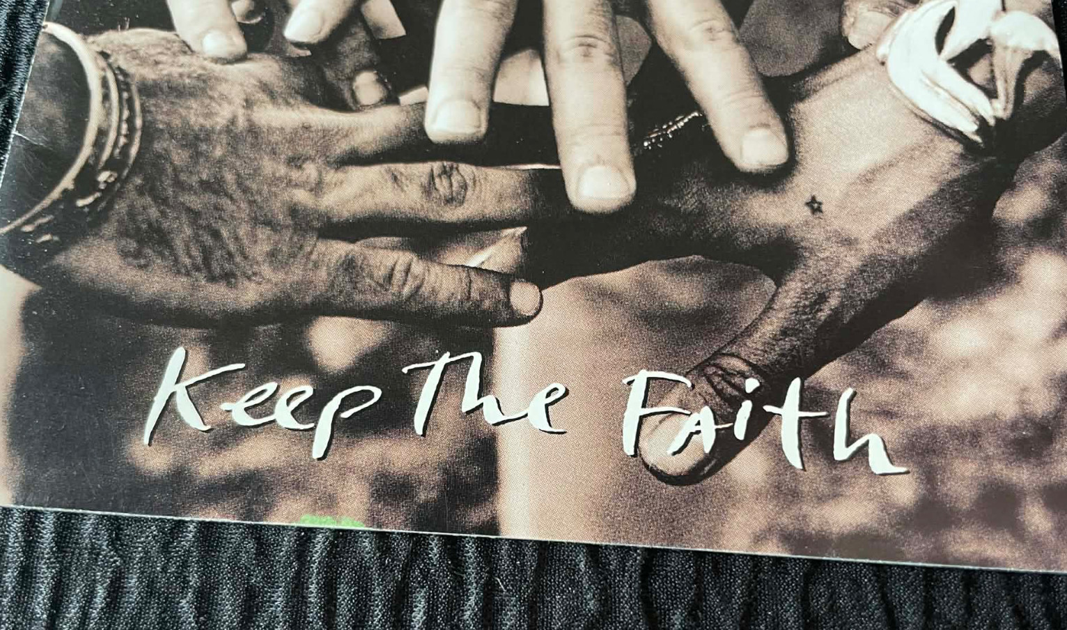 Bon Jovi Keep Faith CD 1992 Polygram Paperwork Clean Liner Notes Booklet ONLY