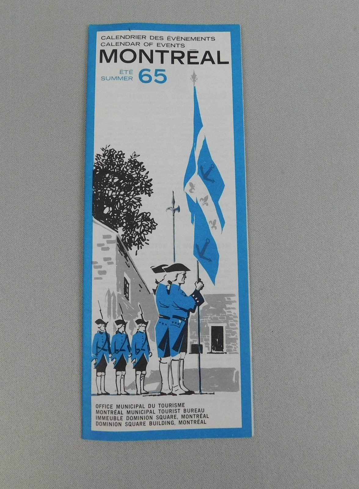 Vintage 1965 Montreal Calendar of Events Tourist Travel Brochure