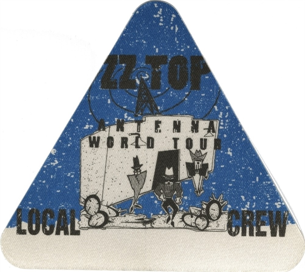 ZZ Top 1994 Antenna concert tour Working Crew Backstage Pass