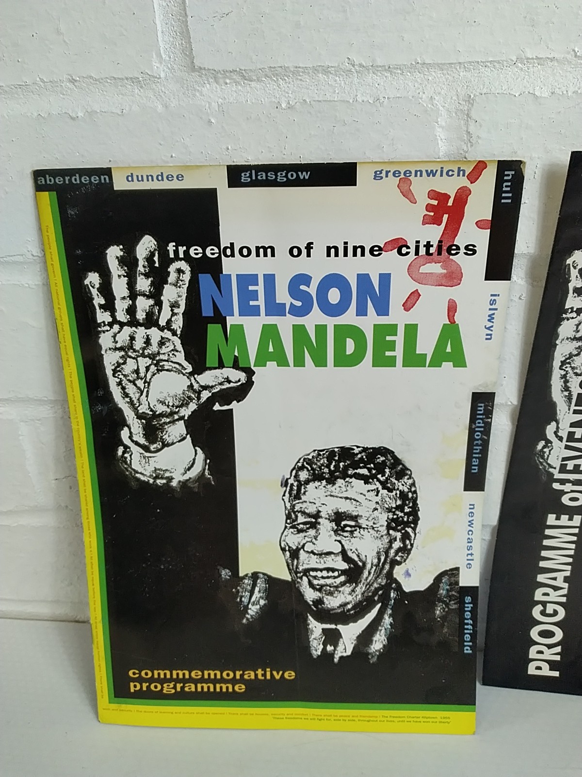 2 Seperate Programmes From Nelson Mandela’s Scottish Visit 1993
