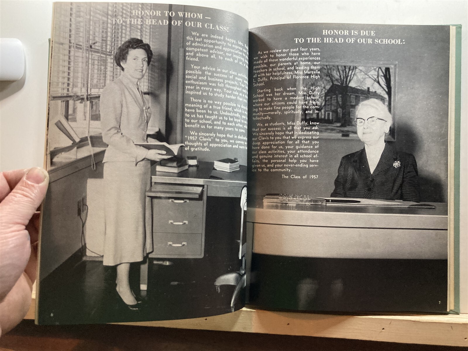 1957 Florence Township Twp High School Annual Yearbook Burlington County NJ
