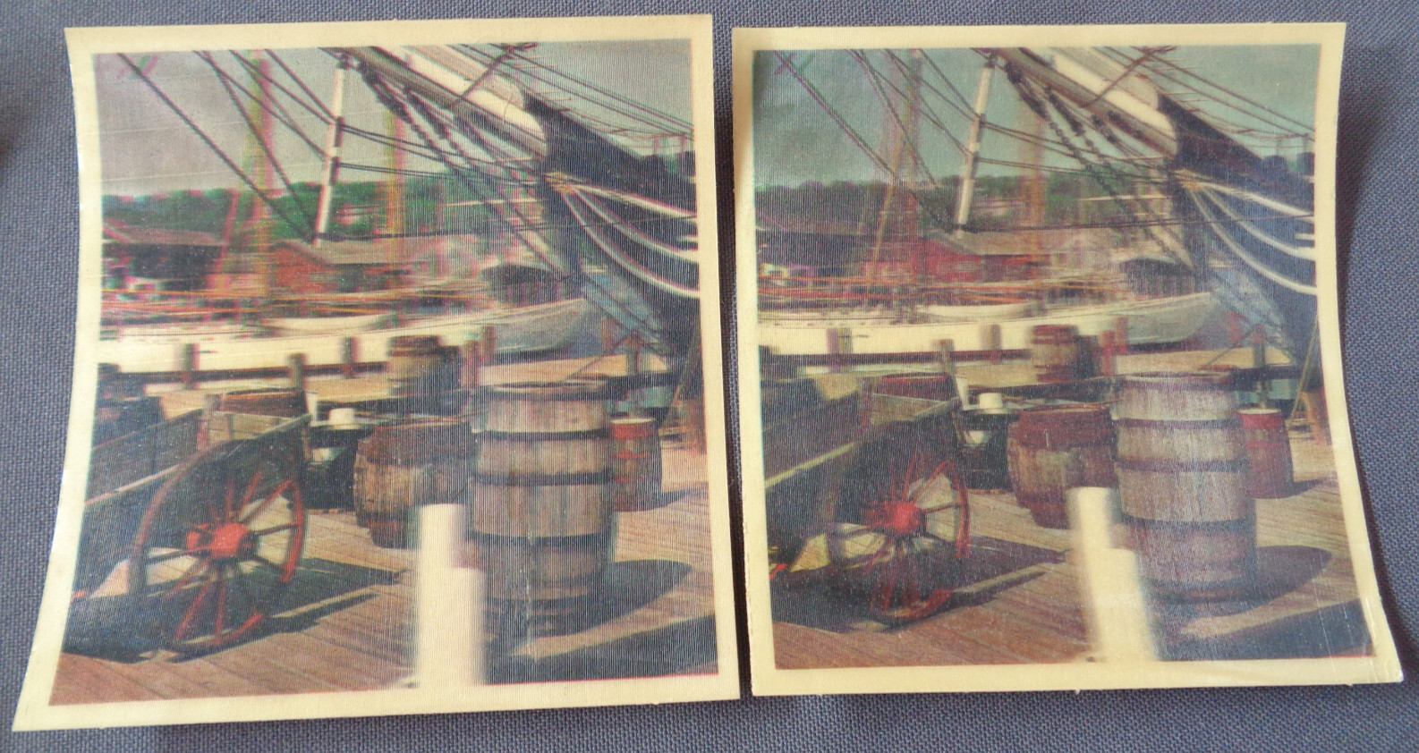 VTG 1970s Xograph Three Dimensional Prints 8 Pc Lot Medical & Travel Ads Retro