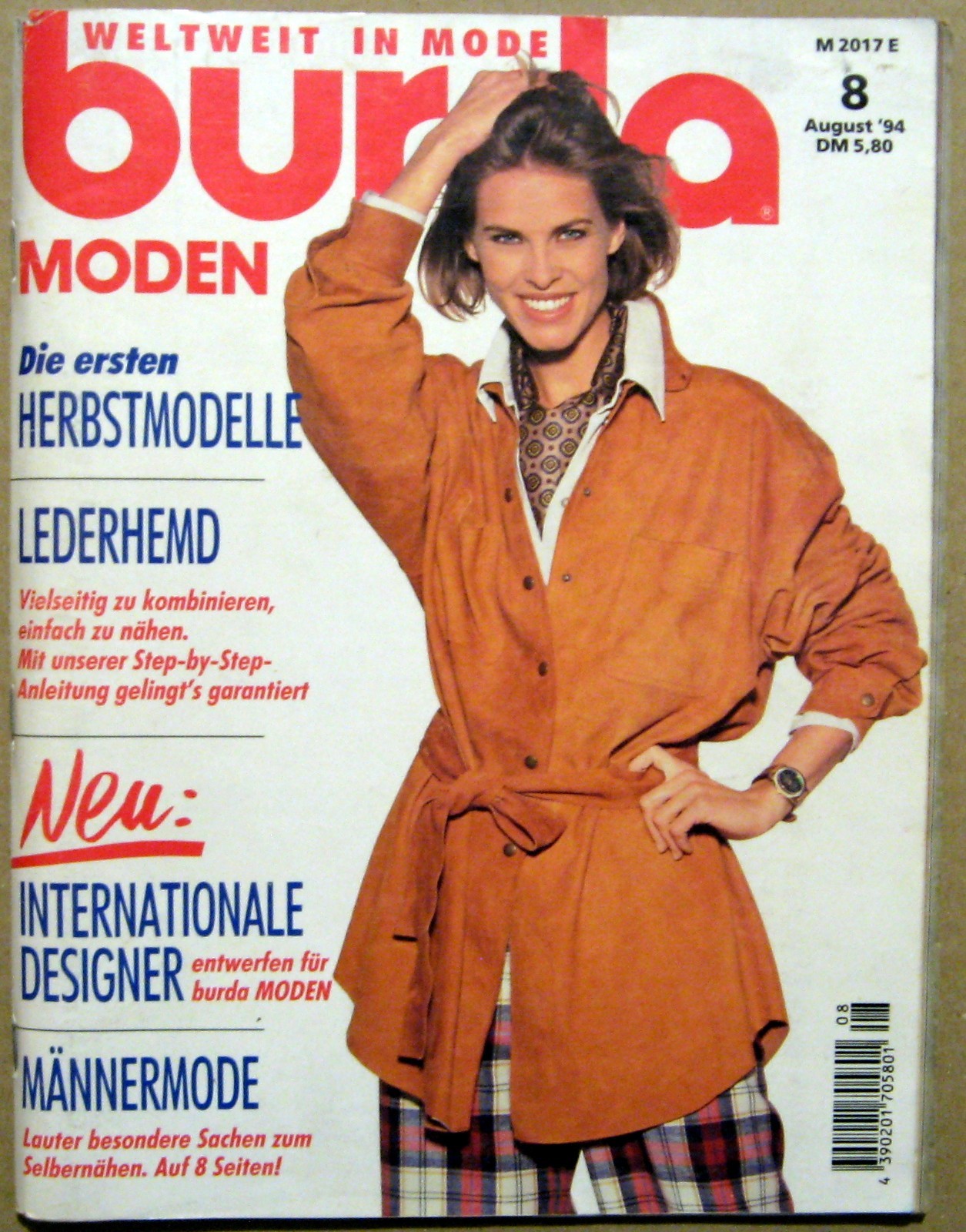 Burda Moden Magazine 1994 Germany fashion style patterns