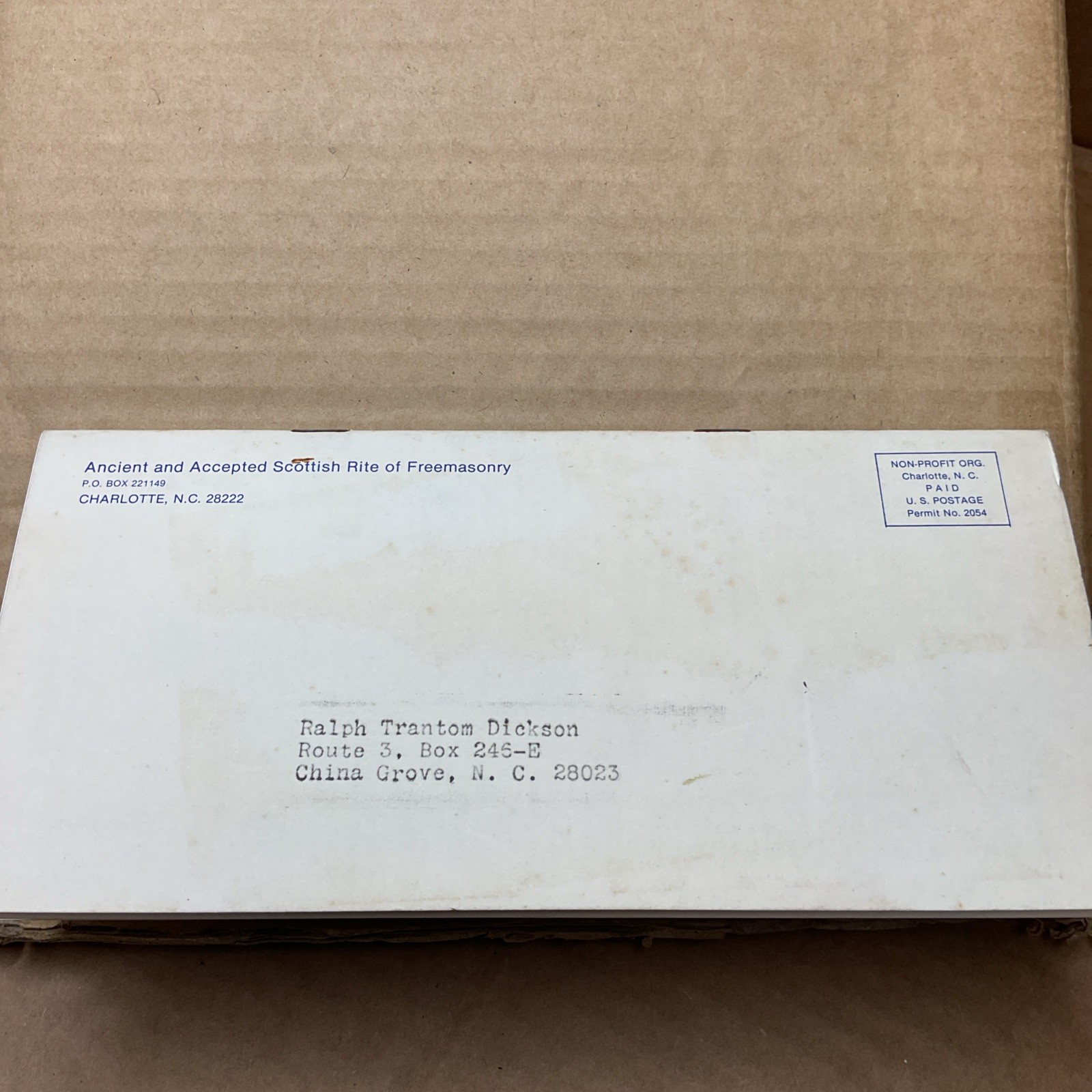 30 Oct-1 Nov 1980 Benoit-mills Memorial Class Fall Reunion Freemasonry Nc B73