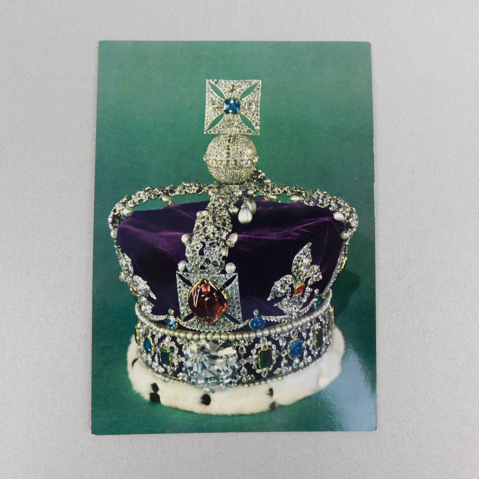 4pc Lot Crown Jewels of England United Kingdom Postcards