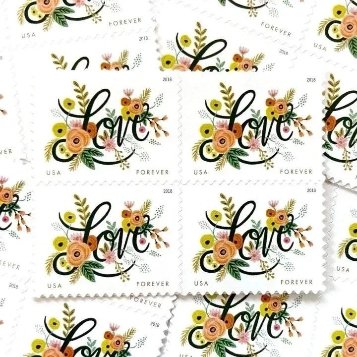 2018 US Love Flourishes 100PC – 5 Sheets 20 Sheet Scott #5255 Mint