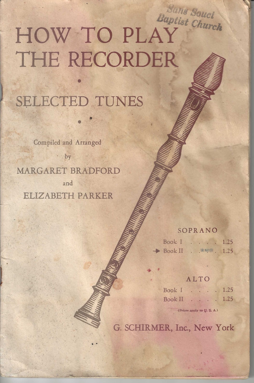 4 Vintage MUSIC TEACHING BOOKS: Recorder, Piano, Guitar, Write & Play