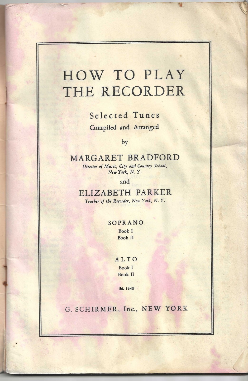 4 Vintage MUSIC TEACHING BOOKS: Recorder, Piano, Guitar, Write & Play
