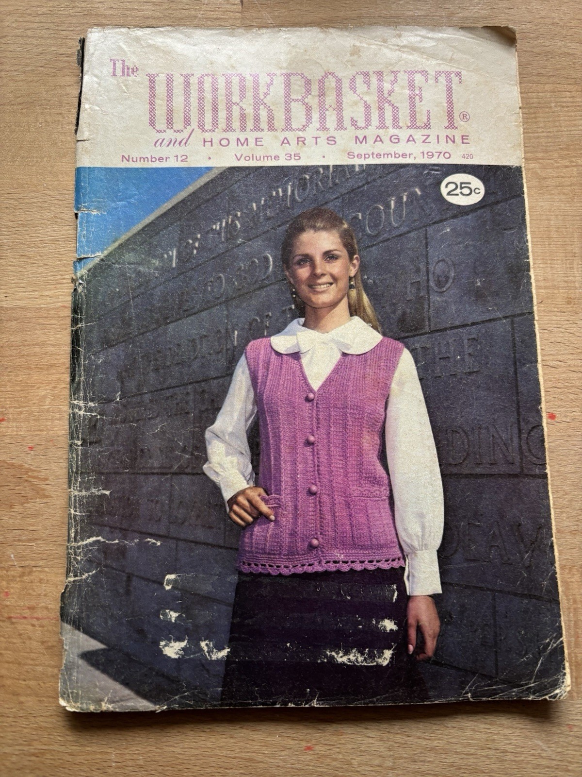 Vintage The Workbasket Magazine Lot 1970s Crochet Sewing Needlework 6 Issues