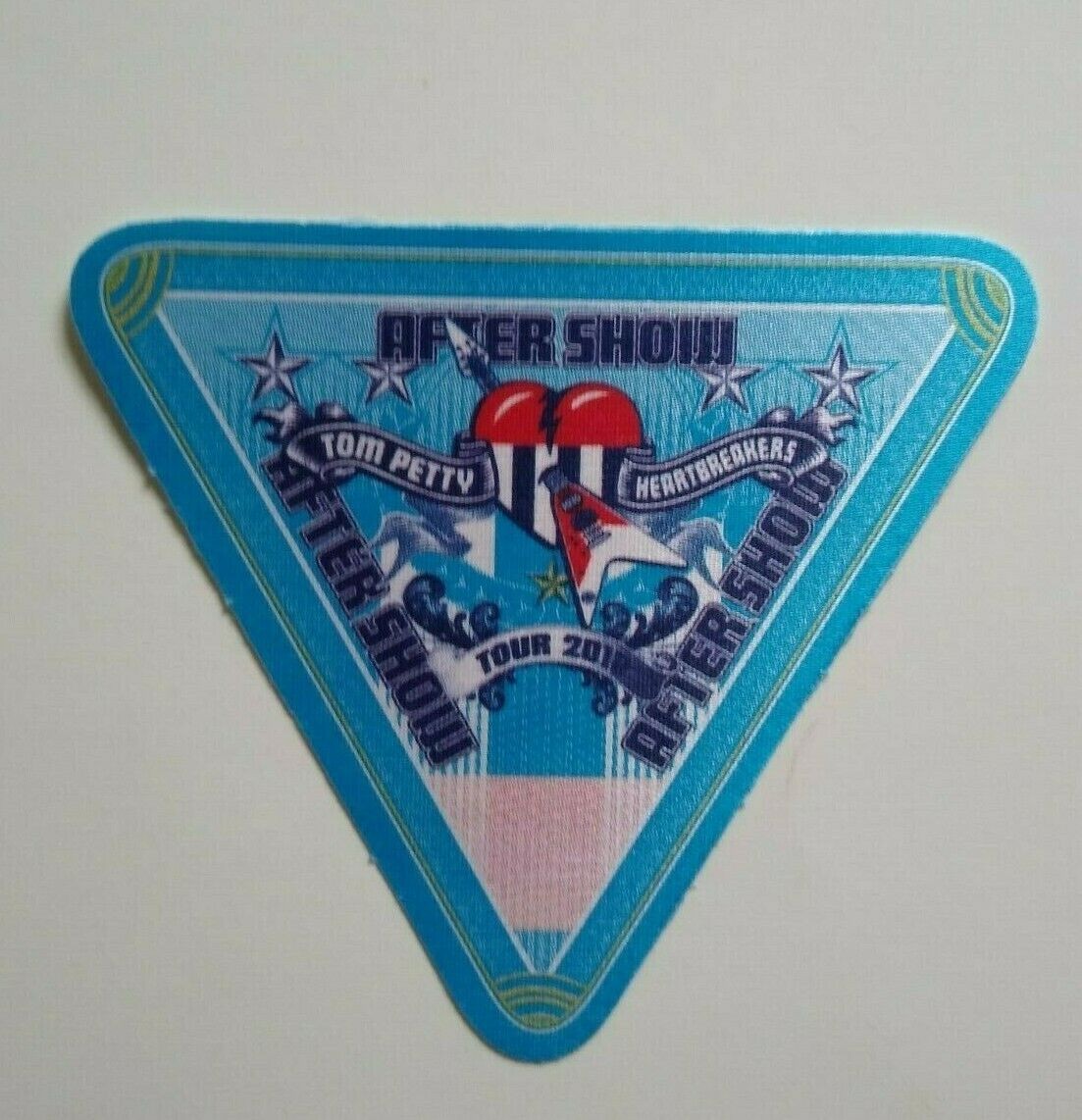 Tom Petty And The Heartbreakers Backstage Pass Original Rock Music 2010 Blue
