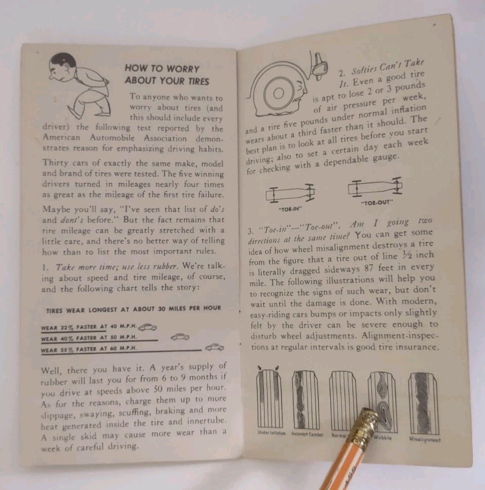 1942 Studebaker How To Worry Successfully Conservation Booklet War Bonds