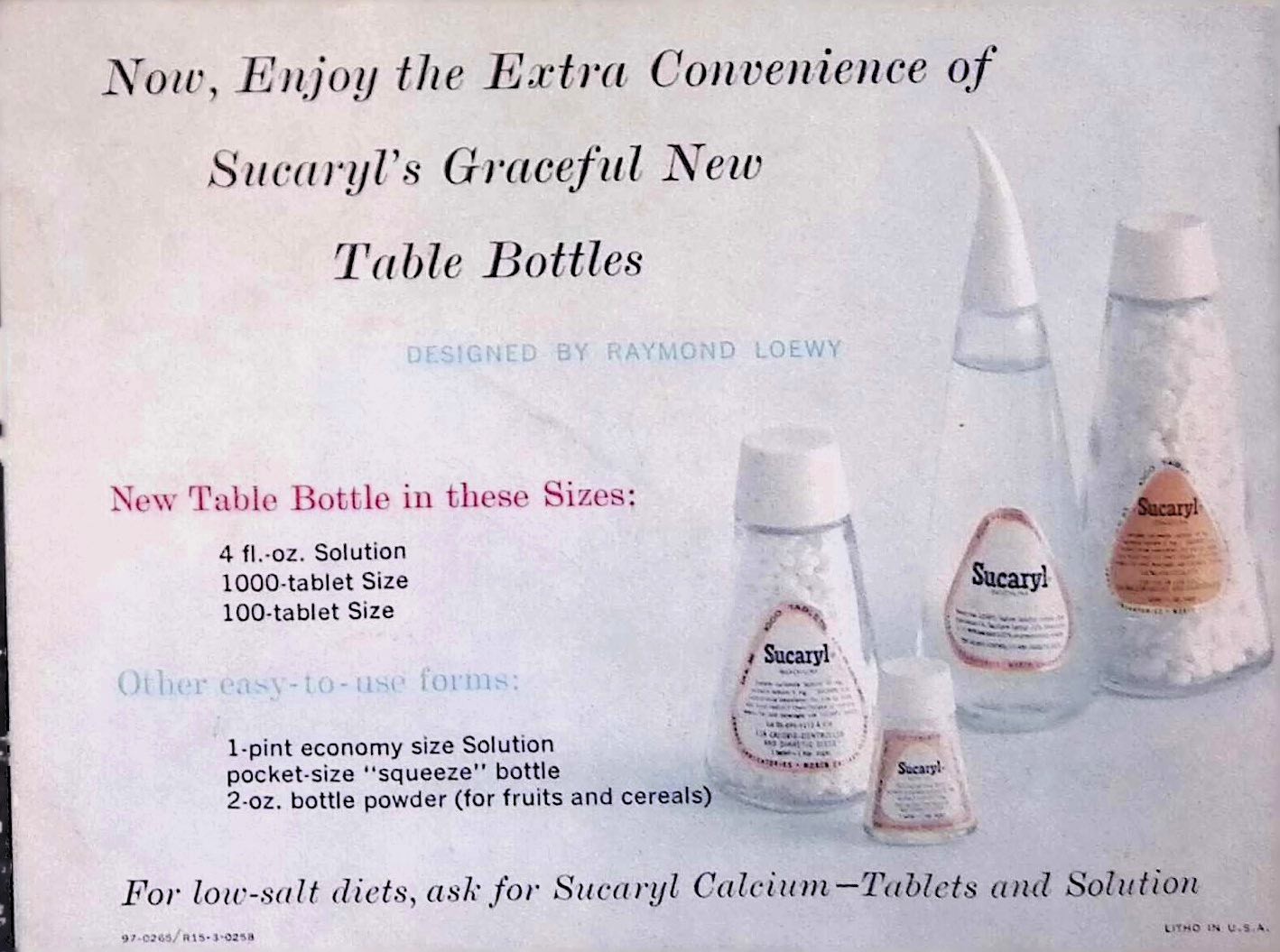 1960s Sucaryl Recipe Booklet – Non-Caloric Sweetener – Health Trends – USA