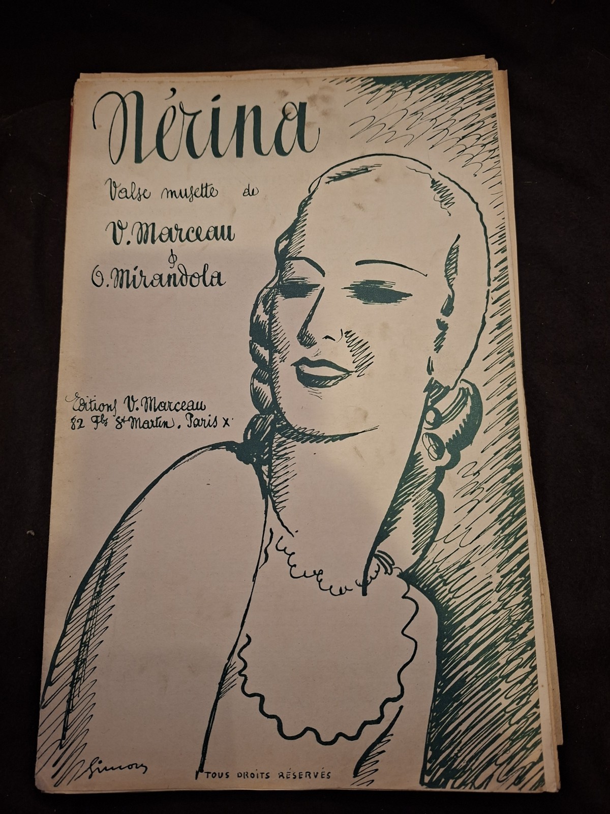 Nerina Marceau Mirandola Sheet Music