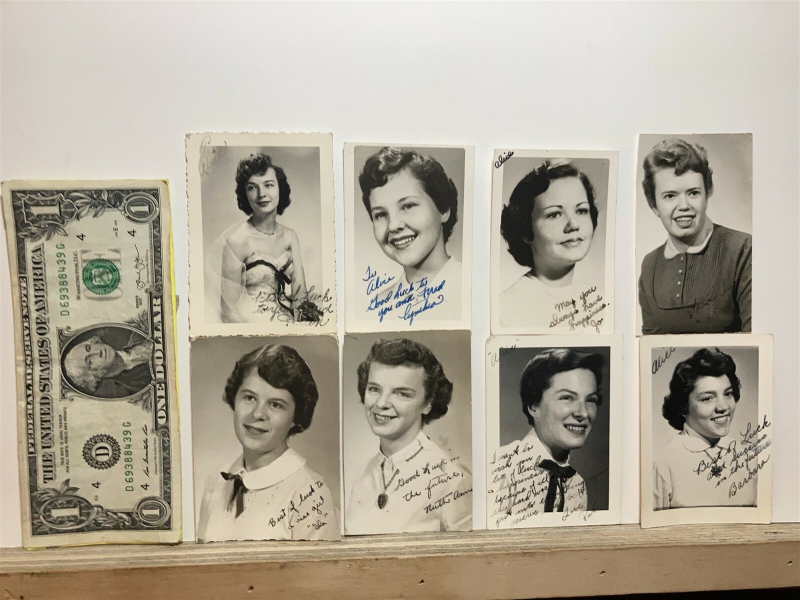 1955 Senior Portraits Frenchtown High School New Jersey NJ Vtg