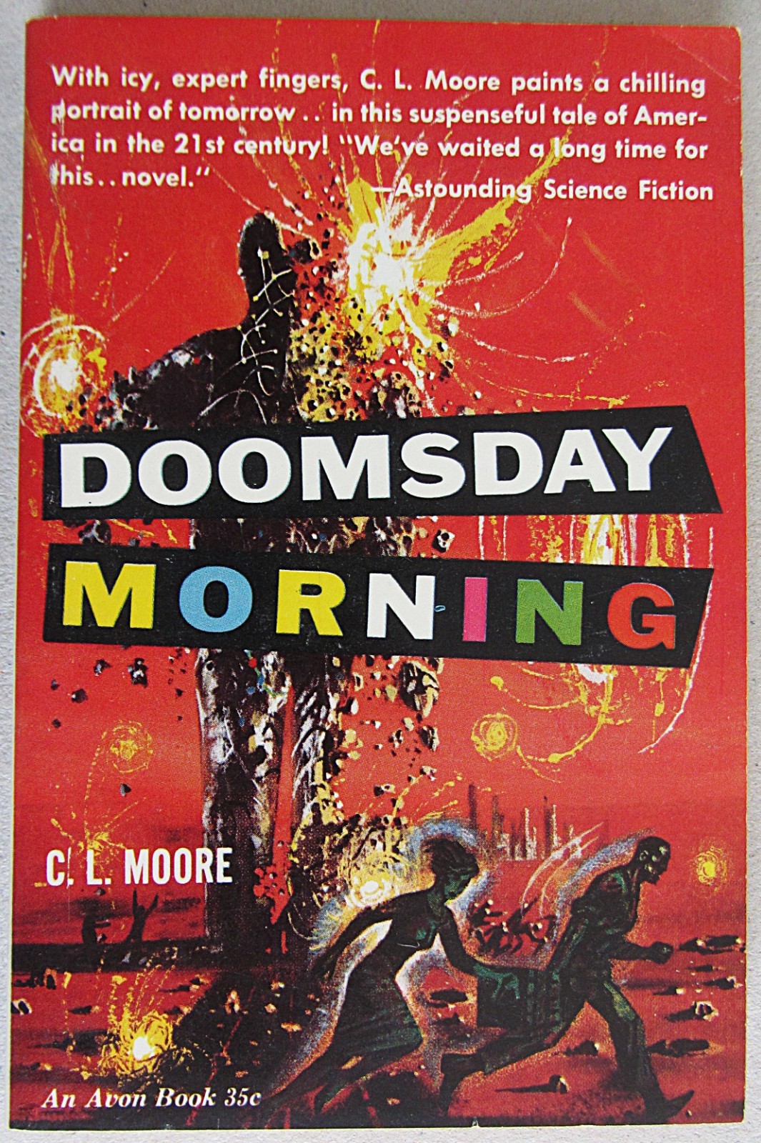 DOOMSDAY MORNING~C. L. MOORE~AVON PUBLICATIONS #T-297~MASS MARKET PAPERBACK~FINE