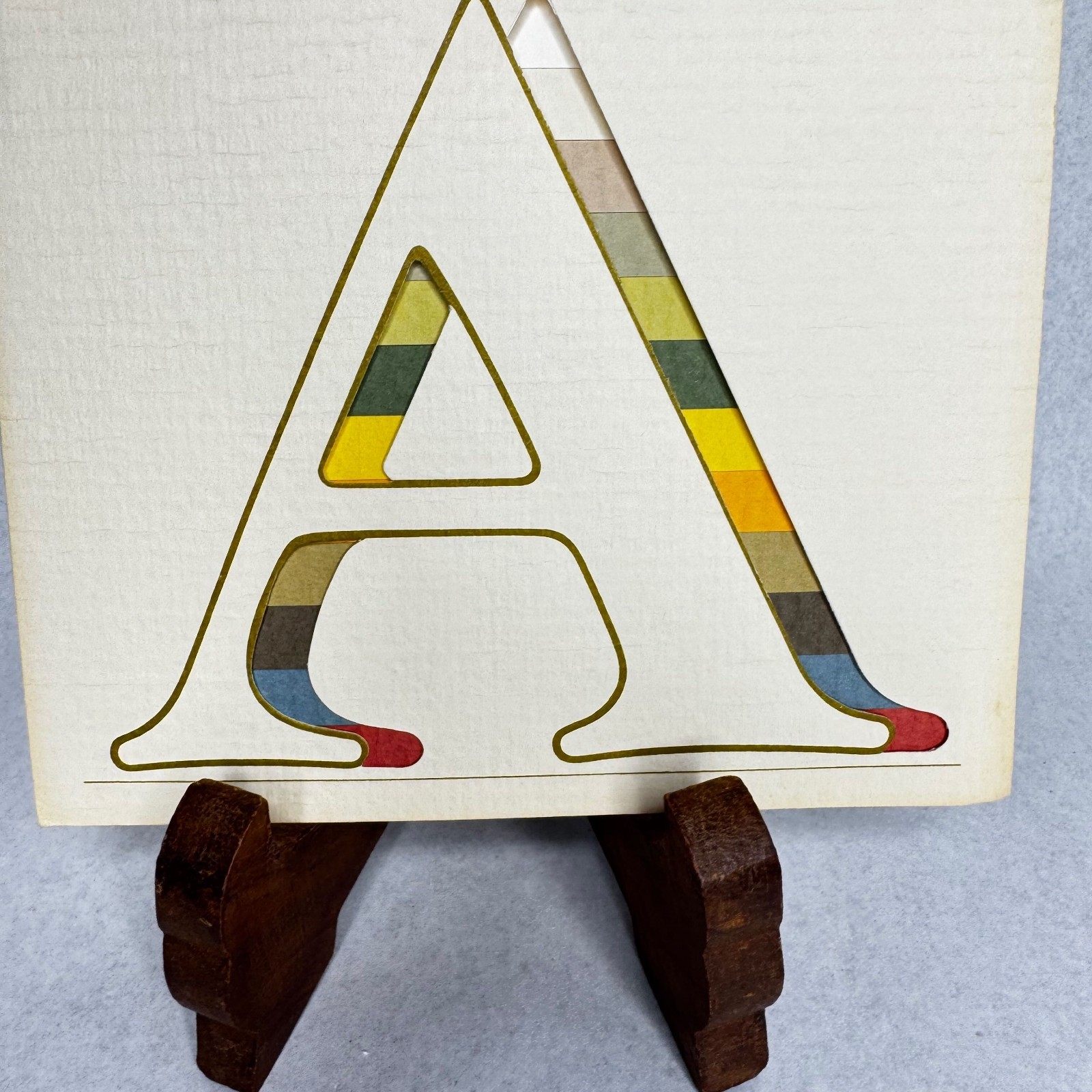 c.1974 Strathmore Americana Paper Swatch Book Felt-Marked Color Samples