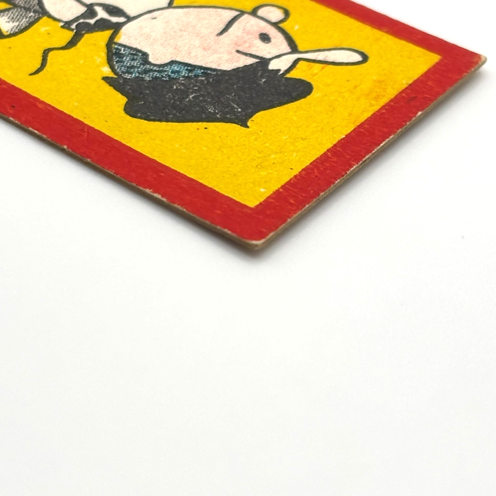 Vintage Japanese Menko Point Card Early Showa Era Original Illustration Paper