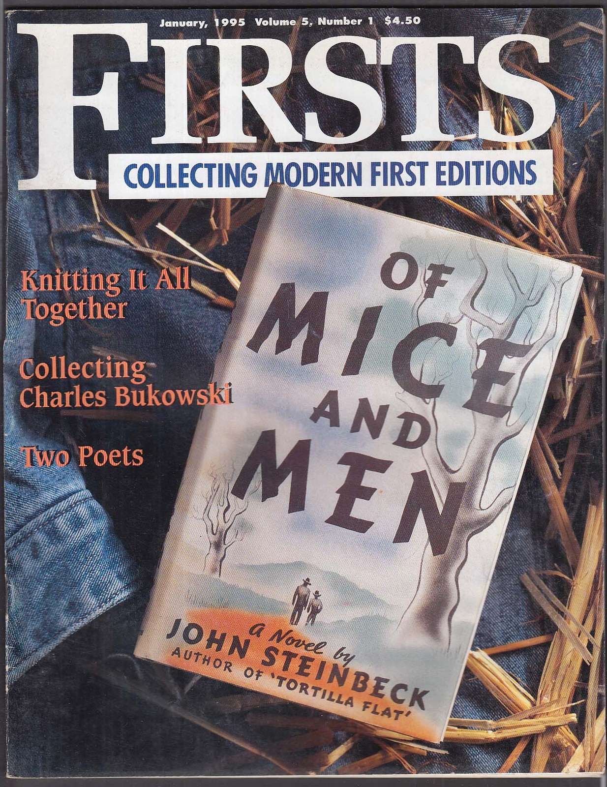 FIRSTS Charles Bukowski John Steinbeck Seamus Heaney Geoffrey Hill + 1 1995