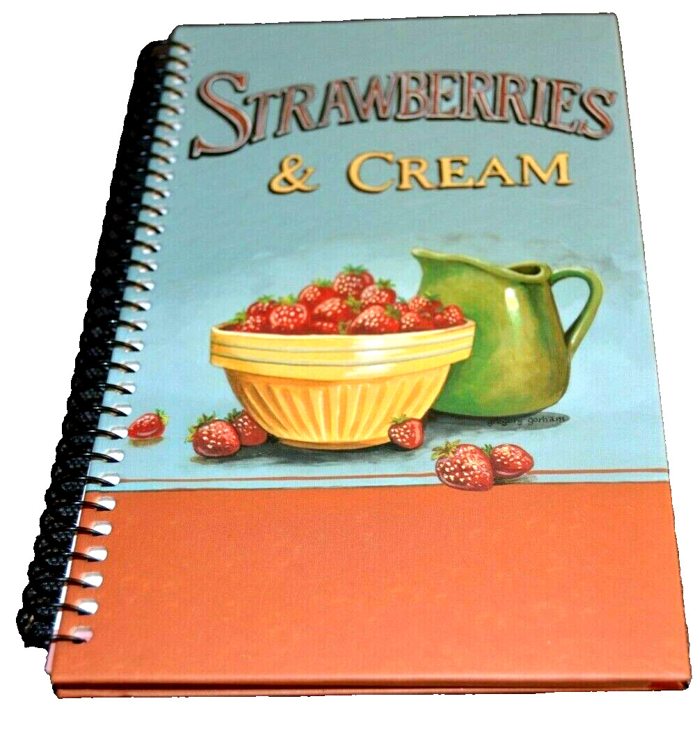 Spiral Journal Artist GREGORY GORHAM by Studio 18 STAWBERRIES & CREAM Lined