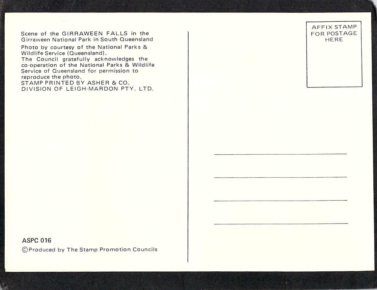 S0005 Australia Girraween National Park aspc016 FDI maxi postcard