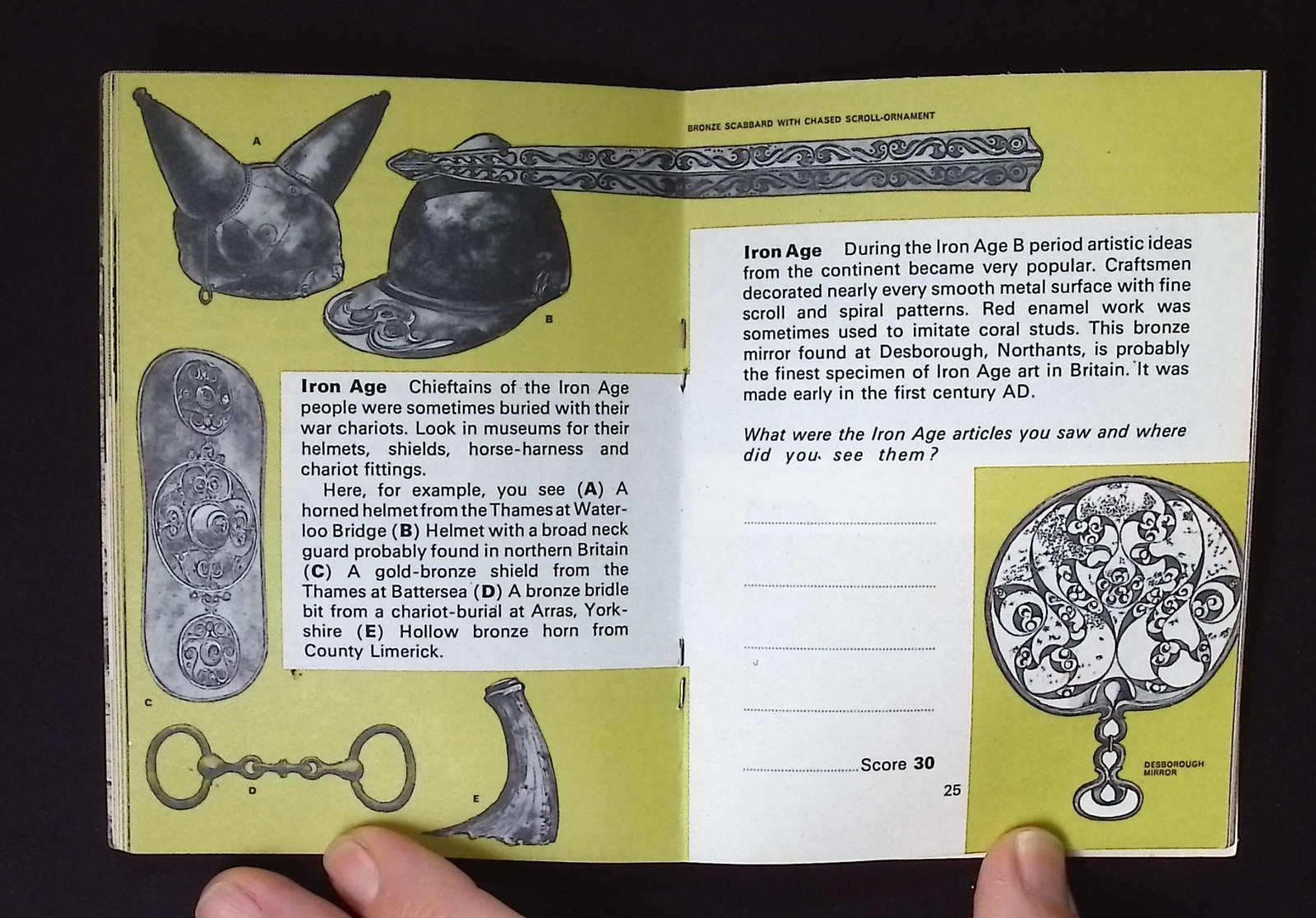 I-SPY – Archaeology by Big Chief I-SPY, 1972 The Dickens Press PB