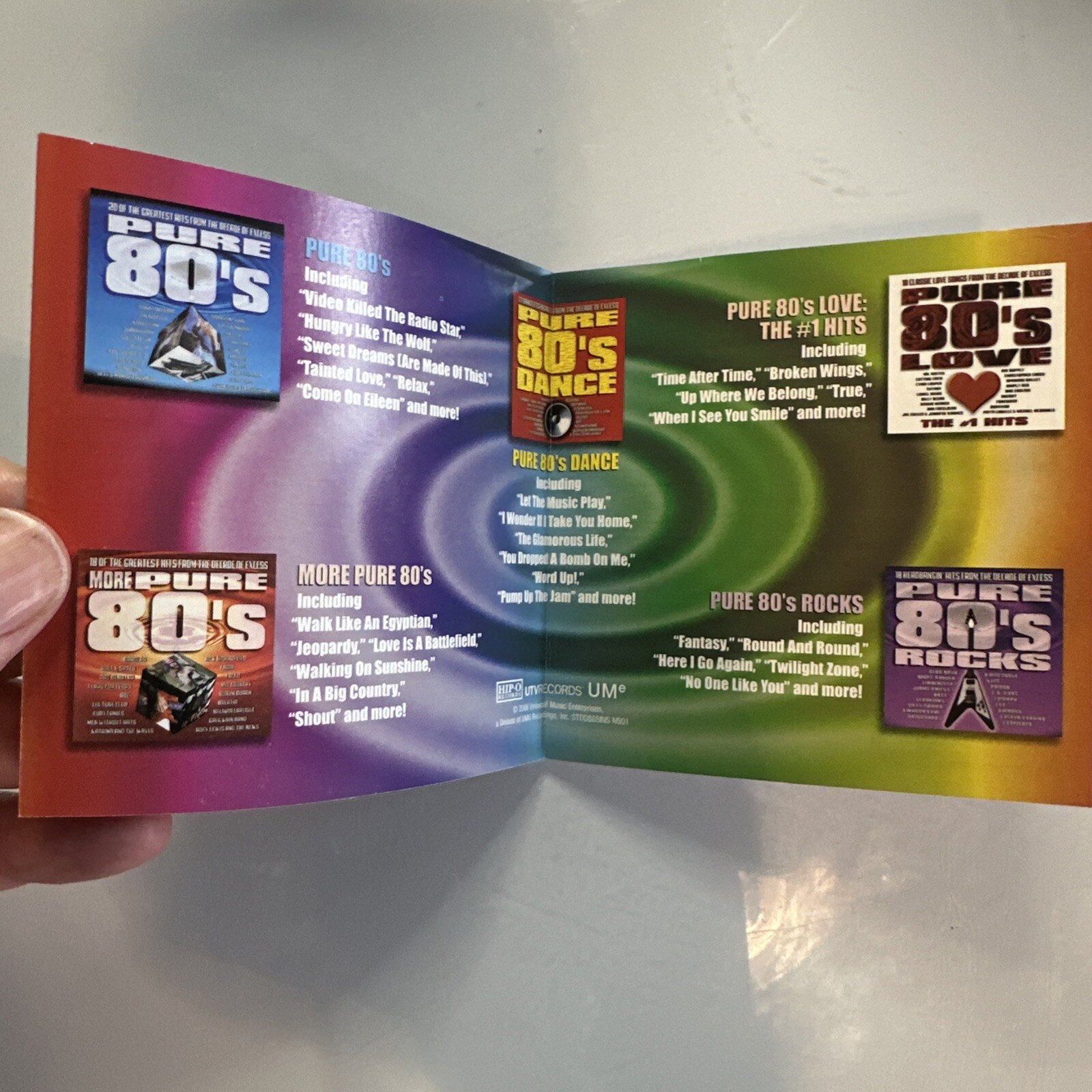 I Want My 80’s Music Cds Paper Insert Advertising